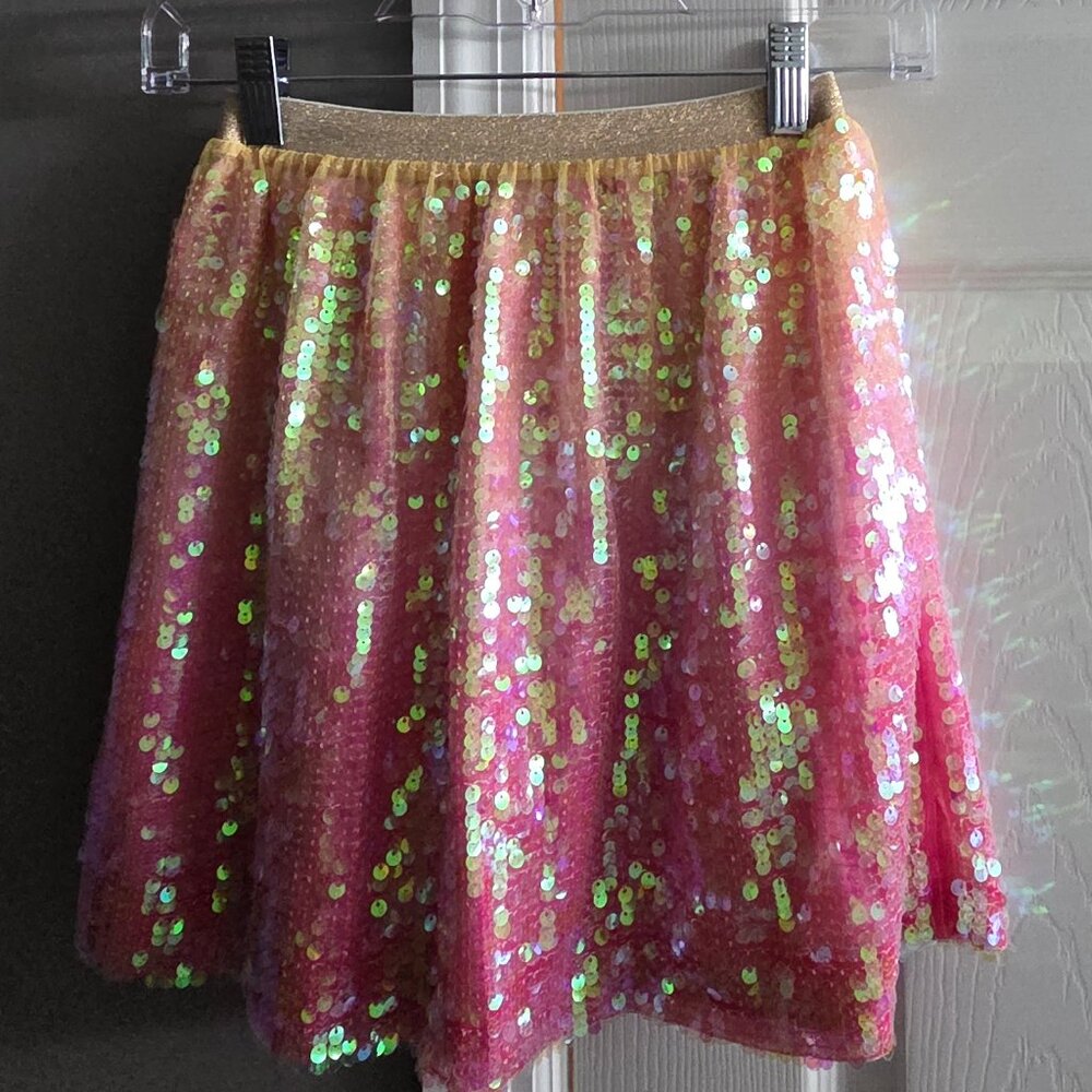 H&M girls sparkly sequins dress skirt size 10